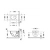 Duravit Starck 3 2225090000 Чаша унитаза подвесного