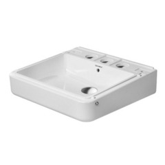 Duravit DuraStyle 2631520030 Раковина подвесная с переливом, 450х335 мм , с 3 отв под смеситель, цвет белый фото