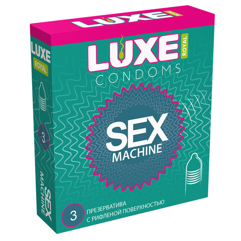 Ребристые презервативы LUXE 