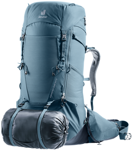 Картинка рюкзак туристический Deuter Aircontact Core 60+10 Atlantic-Ink - 3