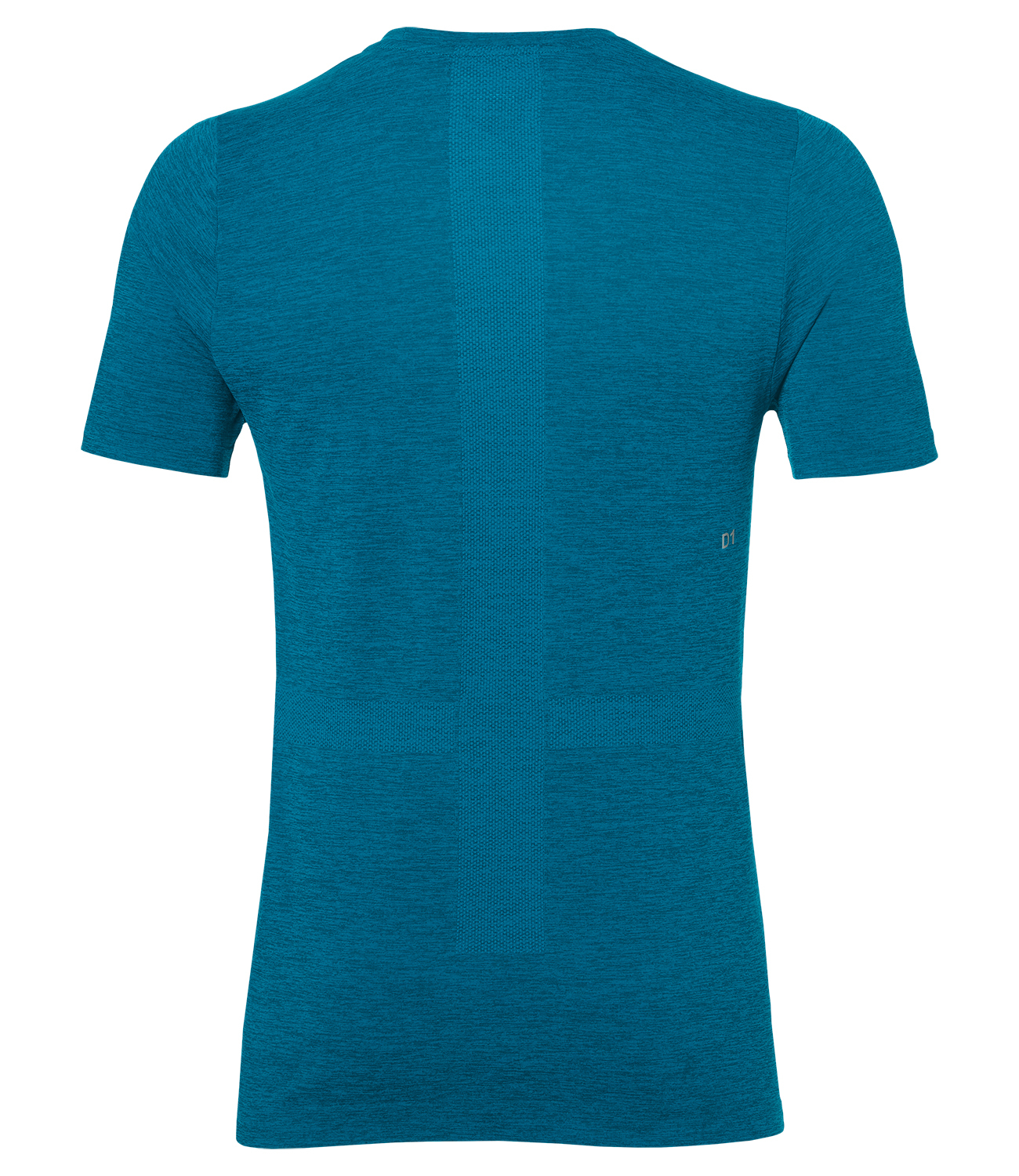 Asics Seamless Ss Top мужская беговая футболка синяя - 2
