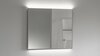Geberit Option Plus 501.070.00.1 Зеркало с подсветкой с прямым и непрямым освещением, 40x70см, Серебристые оттенки / Матированный алюминий