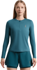Футболка с длинным рукавом женская 7/6 Maya Longsleeve - Hydro