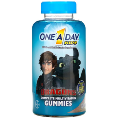One-A-Day, Kids, Драконы, детские мультивитамины, 180 мармеладок (сод. желатин)