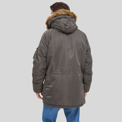 Парка Alpha Industries N-3B Slim Fit Replica Grey (Серая)