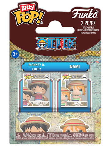 Funko Bitty POP! One Piece (Monkey D. Luffy & Nami) 2PK
