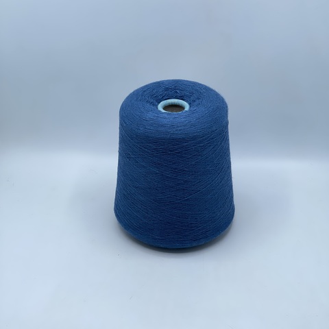 Zegna Baruffa, Cashwool, 2/48 2400м, 100%меринос,Синий меланж(606/17/705), 42012