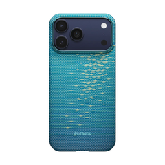 Чехол PITAKA Ultra-Slim Case для Apple iPhone 17 Pro Max (PitaTap) MagSafe, Lucid Blue