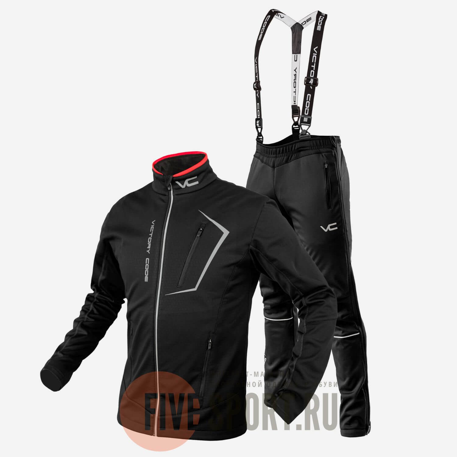 Victory Code Dynamic лыжный костюм унисекс black