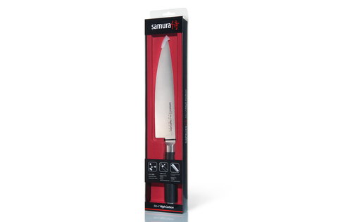 Нож кухонный стальной Шеф Samura Mo-V SM-0085/G-10