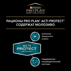 Pro Plan ActiProtect сухой корм для щенков средних пород (ягненок) 3 кг