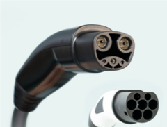 Кабель однофазный DUOSIDA 7кВт Type 2 - Tesla US (NACS)