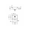 GROHE K700 31654AT0 Мойка кухонная с одной чашей