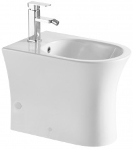 Aquanet Roll 00210768 Биде напольное приставное, цвет: белый