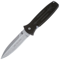 Фото Нож складной Ontario Dozier Arrow 9100, сталь D2, Satin, рукоять G10, black