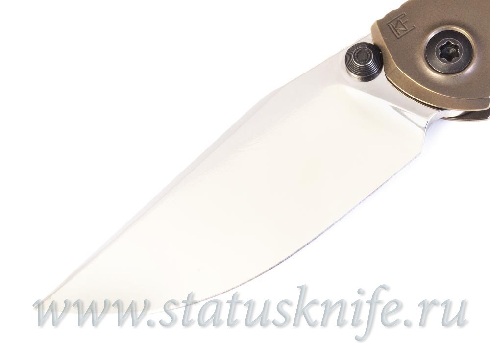 Нож CKF Sokosha One-Off (полированный дамаск, оранжевый карбон)