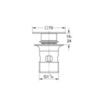 GROHE 40565000 Донный клапан