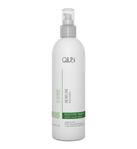 OLLIN care сыворотка восстанавливающая с экстрактом семян льна 150мл/ restore serum with flax seeds