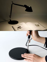 Настольная лампа Tolomeo Micro Table A011830 черный