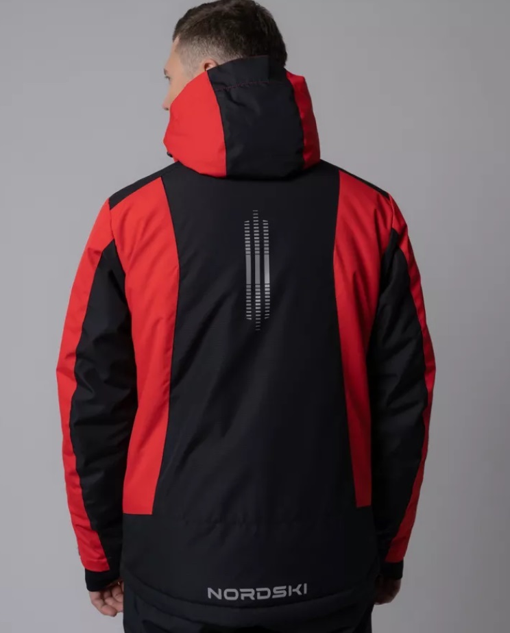 Nordski Extreme горнолыжный костюм мужской black-red - 4