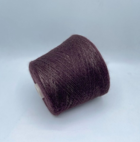 Industria Italiana (пр.Италия),art-Cecile 1500м/100гр, 19% альпака, 19% меринос, 37% вискоза, 25% полиамид, цвет-Темная марсала. арт-28363