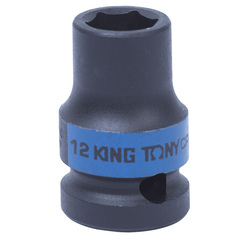 KING TONY (453512M) Головка торцевая ударная шестигранная 1/2", 12 мм