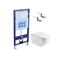 Aquatek SET Aquatek МЕДЕЯ T SET Aquatek МЕДЕЯ T (рама Aquatek Standard INS-0000012 + крепеж KKI-0000002 +унитаз AQ1537T-00 МЕДЕЯ Унитаз подвесной, с тонким сиденьем soft-close) фото