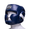 Шлем боксерский Leaders Full Face Blue/White