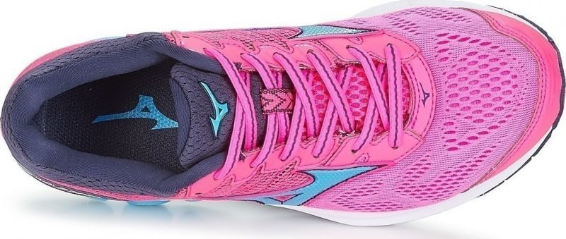 Беговые кроссовки женские Mizuno Wave Rider 21 розовые - 4