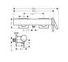 Hansgrohe Tecturis E 73620000 Смеситель для душа, однорычажный, внешнего монтажа, хр