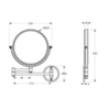 Ideal Standard Iom A9111AA Зеркало косметическое