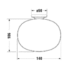 Duravit Starck T 99334600 Мыльница настенная, цвет черный матовый