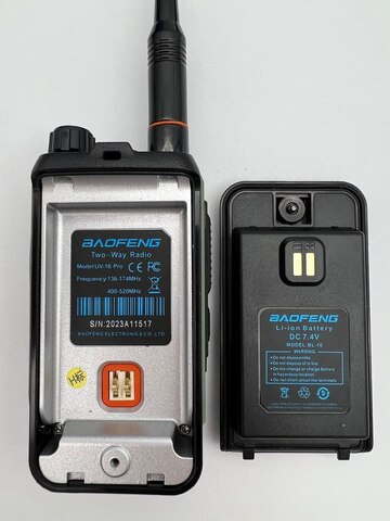 Радиостанция Baofeng UV-16 Pro Green USB (Type-C)