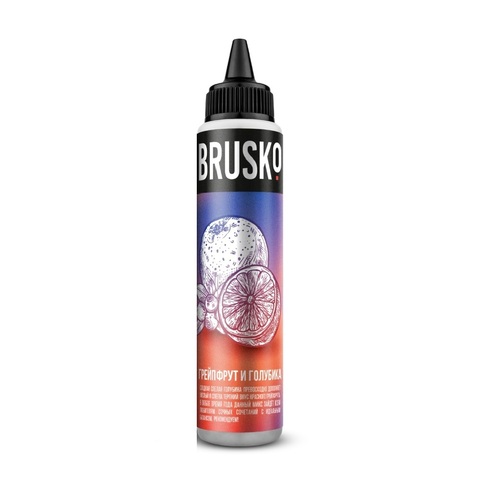Жидкость BRUSKO Salt 0% 60 ml - Грейпфрут и голубика