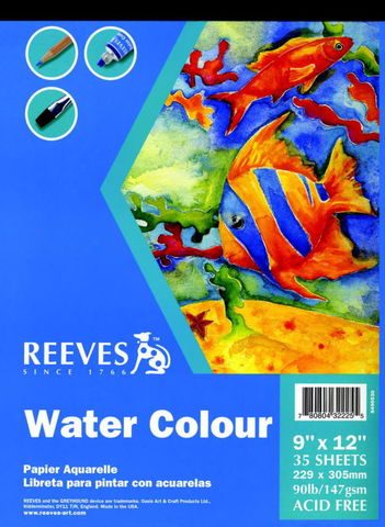 Альбом для акварели Reeves Water Colour Pad 23х30см -35л.
