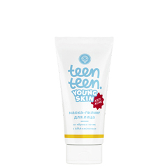 Маска-пилинг для лица «От чёрных точек с AHA-кислотами» Teen Teen Young Skin Anti Acne ТМ Мануфактура Дом Природы