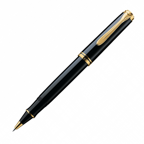 Ручка-роллер Pelikan Souverän® R400 Black GT, MBlack (997486)