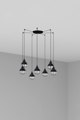 Люстра Claire 7L черный