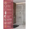 Cezares LUX-AH-FS-11-120/100-C-CR Душевой уголок