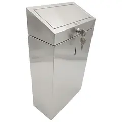 DRIO PB11885 Настенный контейнер мусора Commerical нерж.сталь с антипальчиковым покрытием фото
