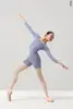 2 Sleeves short biketard | grey