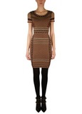 Платье из вискозы и нейлона DIANE VON FURSTENBERG