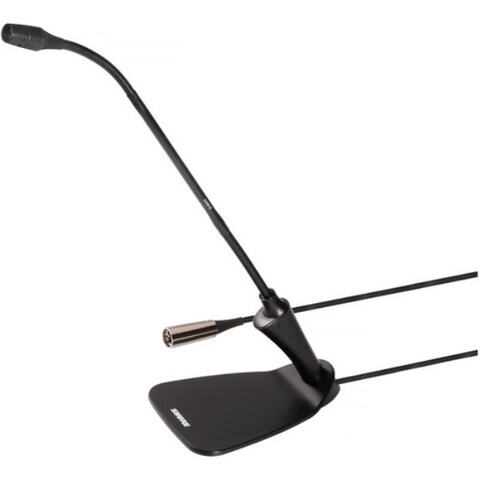 SHURE CVG12D-B/C конденсаторный кардиоидный микрофон на гибком держателе, с подставкой, встроенный преамп, черный, длина 30 см.