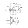 GROHE Euroeco Special 32776000 Смеситель локтевой для раковины
