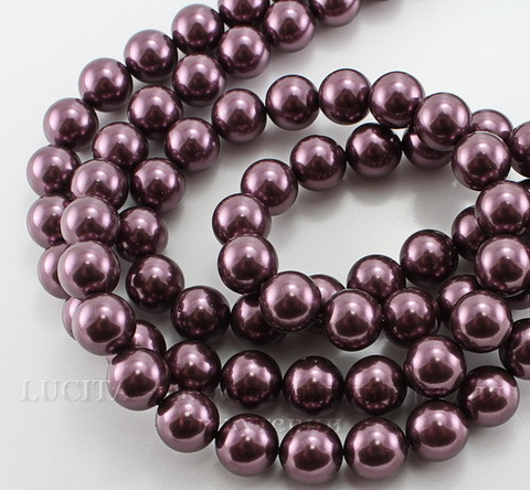 5810 Хрустальный жемчуг Сваровски Crystal Burgundy круглый 10 мм