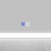 BelBagno SPC-GRT-1000-600-LED-TCH Зеркало с встроенным светильником и кнопочным выключателем