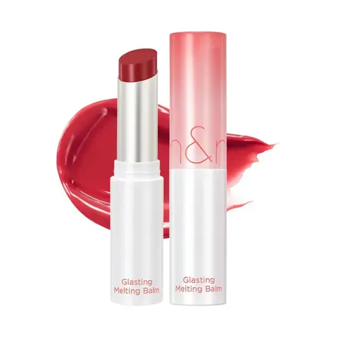 Тающий оттеночный бальзам для губ Rom&Nd Glasting Melting Balm 04 Hippie Berry (ягодно-красный)