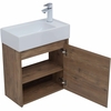 Aquanet Nova Lite 302521 Тумба с раковиной, цвет: дуб рустикальный