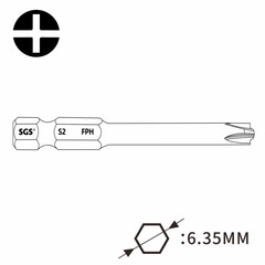 Бита для автоматов Plus/Minus SL/PH1х70мм S2 1шт SGS 7049PHM 32491
