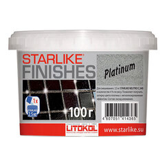 Декоративная добавка для затирки Litokol Starlike Finishes Platinum, ведро 100 г
